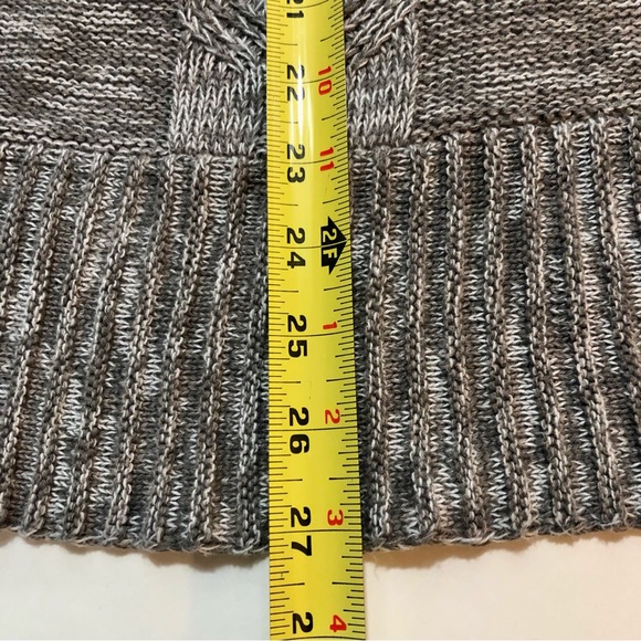 ROXY Grey Open Front Cotton Cardigan - Size Small - Picture 8 of 10